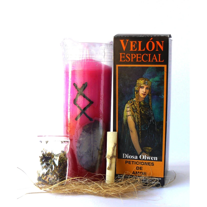 Velón Especial Ritual Diosa Olwen