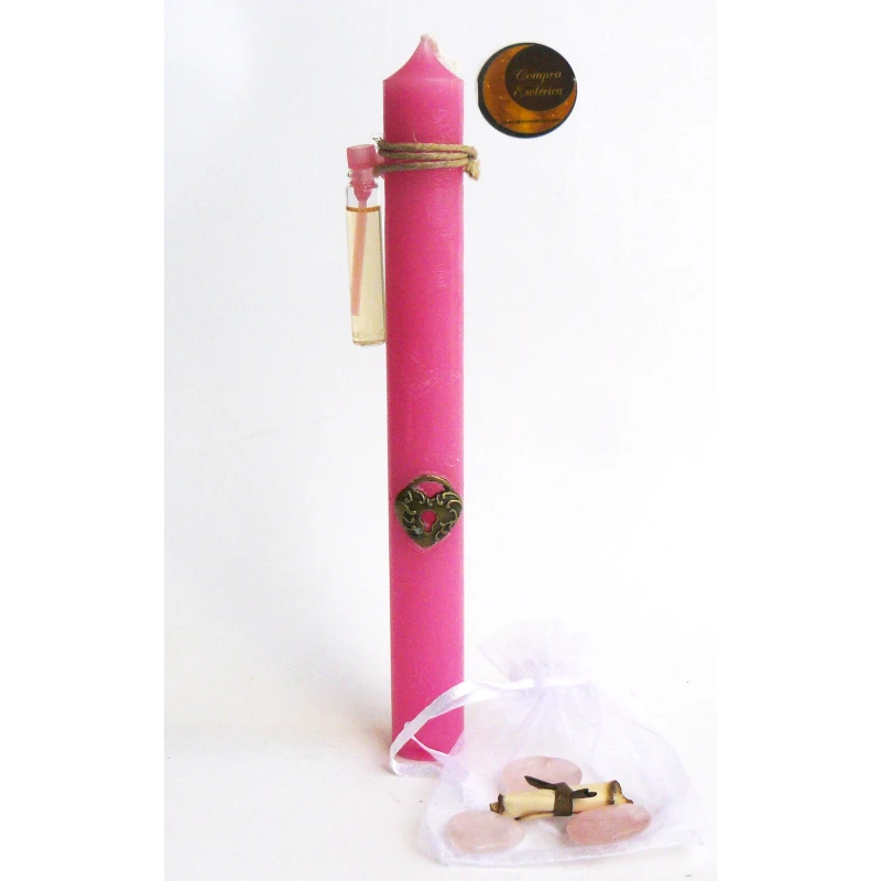 Vela Rosa Amor