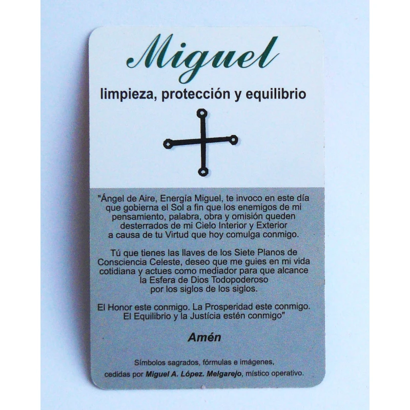 Estampa Arcángel Miguel