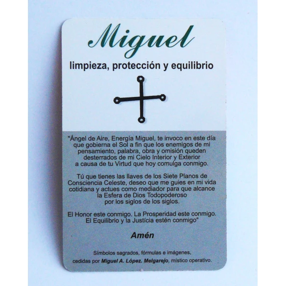 Estampa Arcángel Miguel