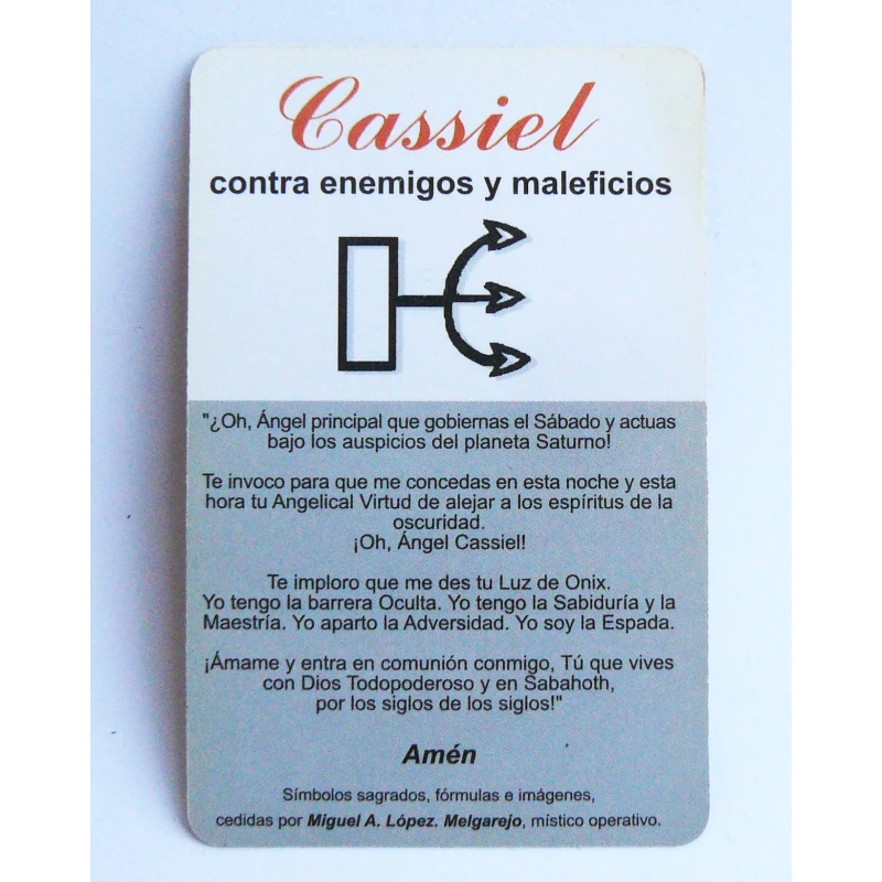 Estampa Arcángel Cassiel