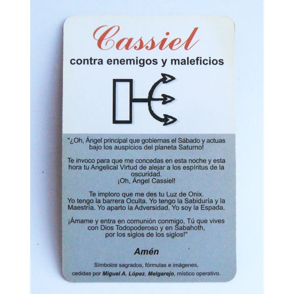 Estampa Arcángel Cassiel