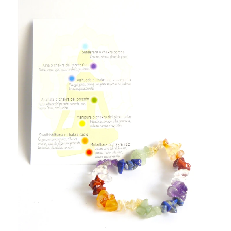 Pulsera equilibradora de los Siete Chakras