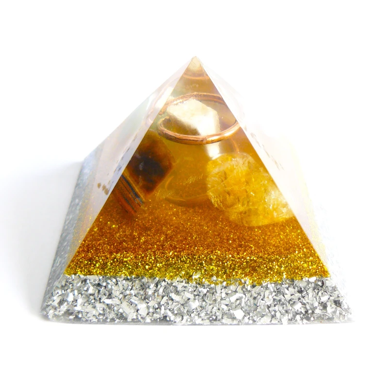 Pirámide Orgonita Mediana